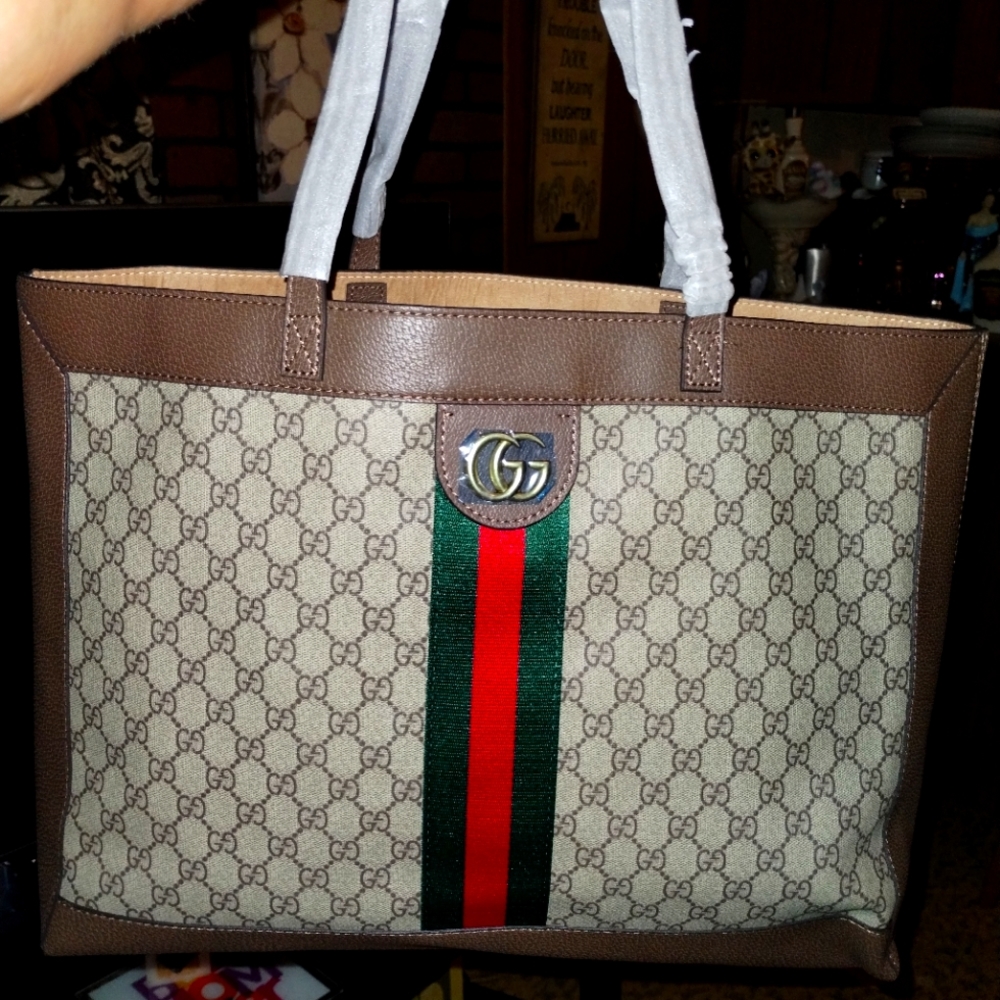 Authentic Gucci Ophidia GG Supreme Tote